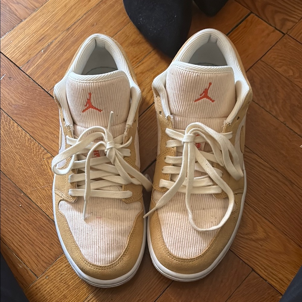 Air Jordan Sneakers in Tan and Cream